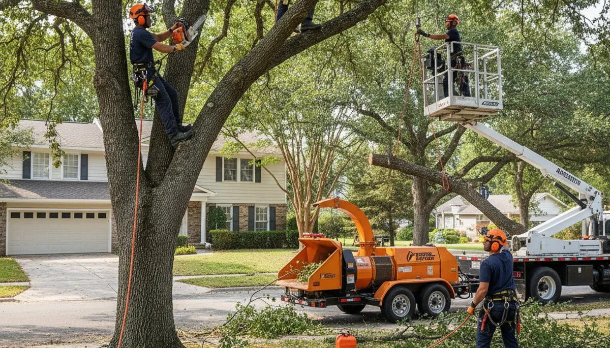 Boston, MA arborists trimming trees for safe, healthy tree care services
